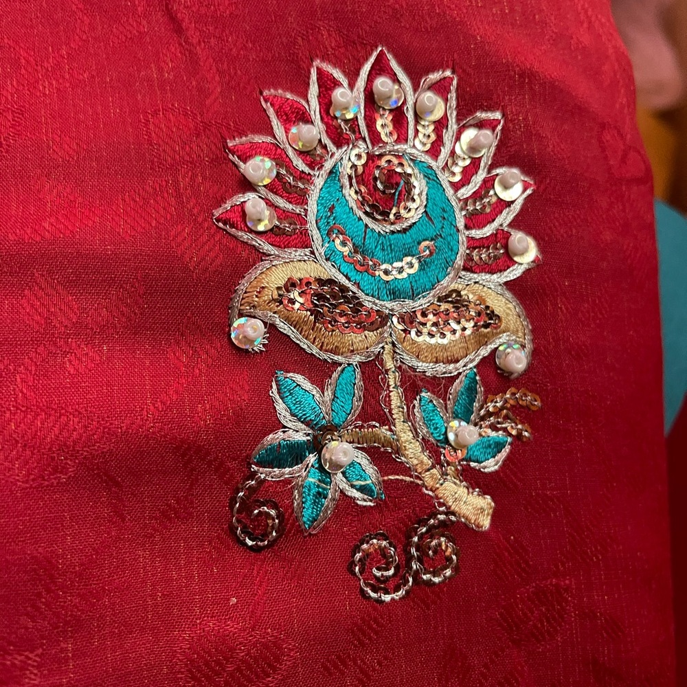 Embroidered unstitched suits